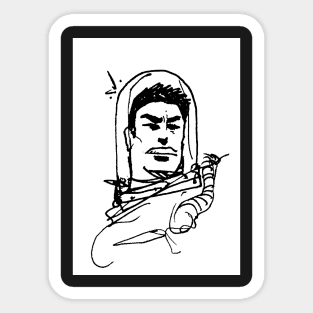 Space Man Sticker